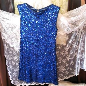 XX1 Royal blue sequence dress